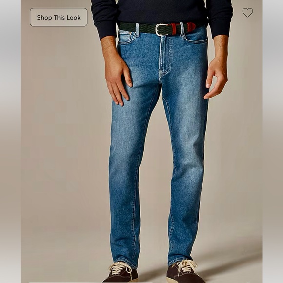 J. Crew Style 1040 Blue Denim Jeans 100% Cotton Size 33 x 32